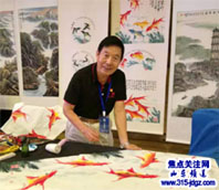 艺术名家张传森出席2019年博鳌中国书画品牌创新发展论坛暨中国书画品牌年度人物总结表彰大会