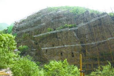 规模仅次古崖居 千年姚家营洞穴首次修缮保护