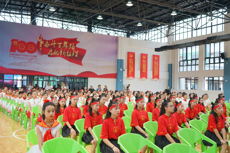 传承红色基因培养时代新人 湖南湘潭未成年人主题展演活动举行