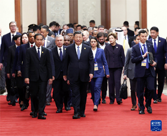 习近平出席第三届“一带一路”国际合作高峰论坛开幕式并发表主旨演讲