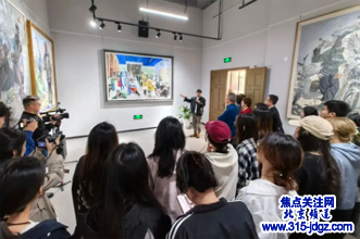 自在慧业 杨帆之路——杨帆系列作品展在扬州大学美术馆隆重开幕