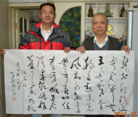 三十二:焦点关注网书画名家栏目举办将军、部长、书画家才艺笔会连续播报展活动